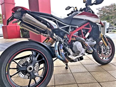 Ducati Hypermotard 950 950 SP Vandemon Full Exhaust System Titanium