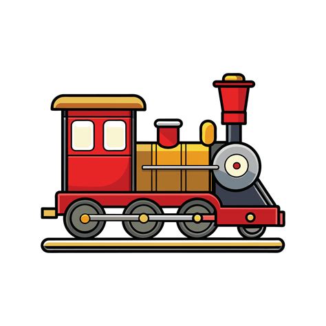 Retro style steam engine train illustration 47711863 Vector Art at Vecteezy