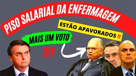 Piso Salarial Da Enfermagem Mais Um Voto Do Stf últimas Notícias Do