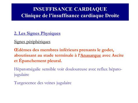 Linsuffisance Cardiaque Ppt T L Charger