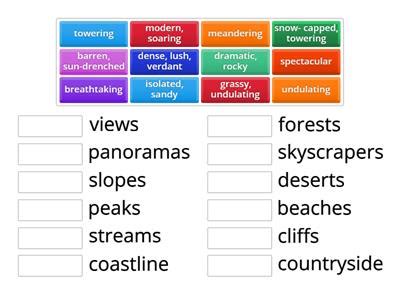 Geographical features cards - Teaching resources