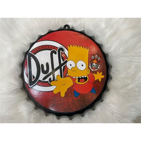 Placa Decorativa Duff Shopee Brasil