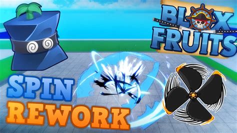 NEW SPIN FRUIT REWORK FULL SHOWCASE Blox Fruits YouTube