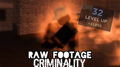 Raw Footage Roblox Criminality YouTube