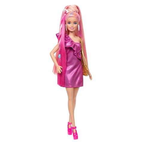 Куклы Barbie с длинными великолепными волосами Кукла с розовыми ...