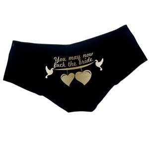 You May Now Fuck The Bride Wedding Panties Funny Bridal Gift Panties Bridal Lingerie Booty