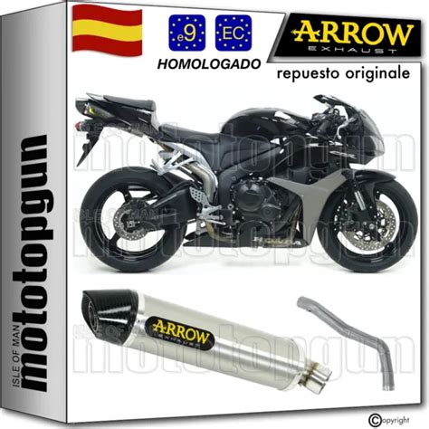 ARROW TUBO ESCAPE Homologado Rc Indy Race Titanio C Honda Cbr 600 Rr