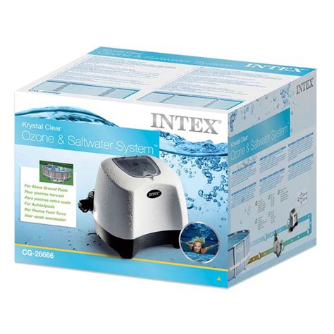 Intex 26666 Ozonator + Salzwassersystem | Krystal Clear Ozon