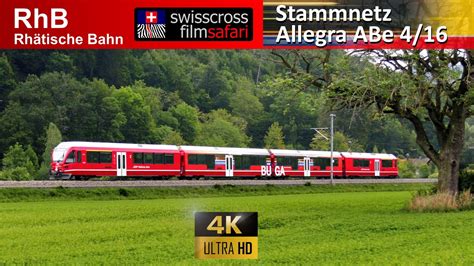 RhB Rhätische Bahn Allegra Stammnetz Triebzug ABe 4 16 STZ überall