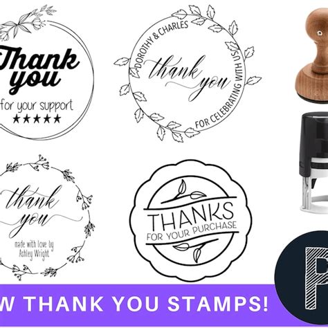 Large Rubber Stamp Etsy