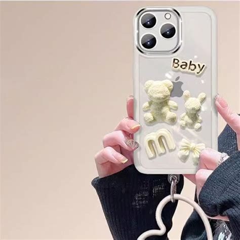 Phone Case Infinix Smart X Hot Deals Built In Lens Protective Film Casing With Cubic Bear