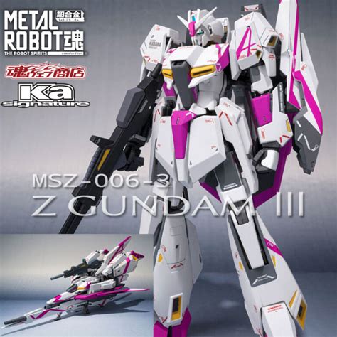 Msz Z Gundam Green Divers Metal Robot Spirits Ka Signature