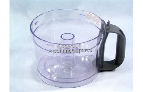 Kenwood Food Processor Bowl Assembly With White Handle