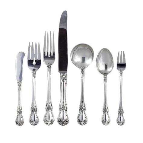 Towle Old Master Sterling Silver 6 Place Setting With Extras For Sale