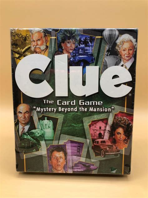 Clue The Card Game "Mystery Beyond The Mansion" 2002 Brand New Sealed