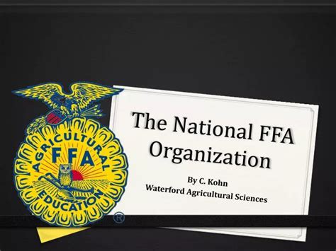 Ppt The National Ffa Organization Powerpoint Presentation Free