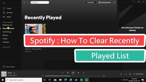 C Mo Borrar La Lista De Reproducci N Reciente En Spotify Mundowin