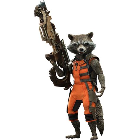 Hot Toys Guardians Of The Galaxy Rocket Raccoon 1 6 Scale Figure Merchandise Zavvi