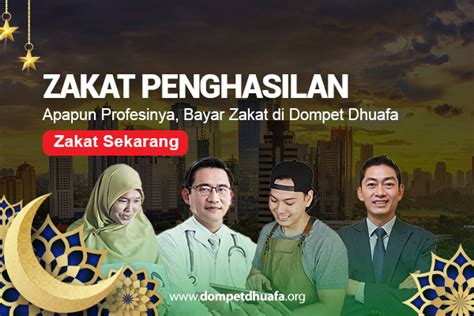 Zakat Penghasilan Portal Donasi Dompet Dhuafa