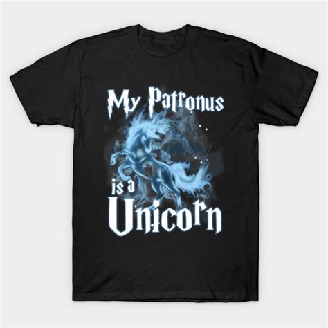 My Patronus Is A Unicorn Harry Potter T Shirt TeePublic