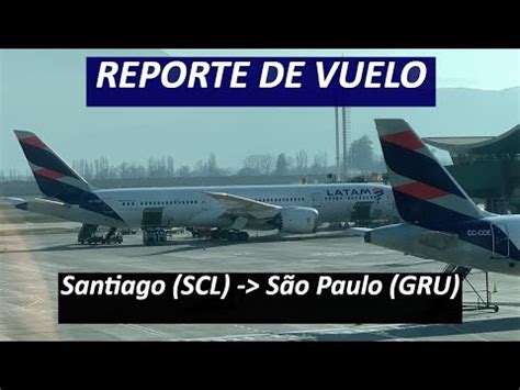 Latam LA 702 Santiago SCL São Paulo GRU en clase económica