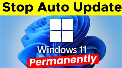 How To Disable Windows 11 Update Permanently Turn Off Automatic Updates Youtube