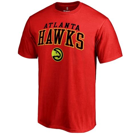 Men's Atlanta Hawks Fanatics Branded Red Square Up T-Shirt - NBA Store