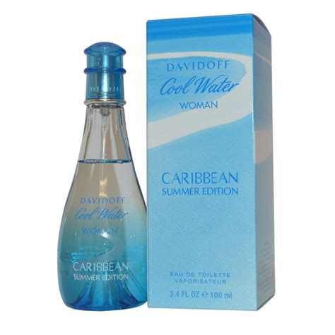 Davidoff Cool Water Woman Eau De Toilette Spray 100ml Caribbean Summer