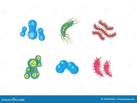 Batteri E Germi Coronavirus Illustrazione Di Stock Illustrazione Di