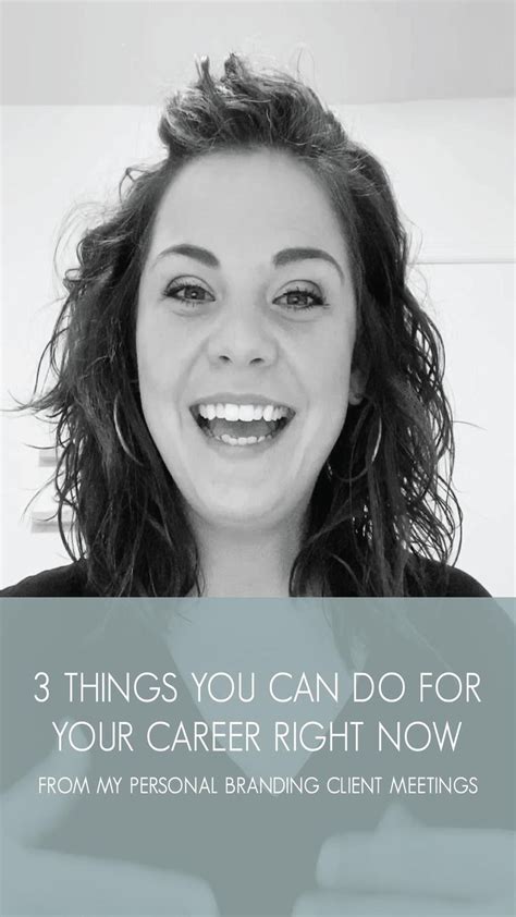 3 Things You Can Do For Your Career Right Now [video] Personal