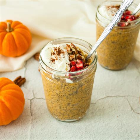 Pumpkin Chia Pudding Vegan Gluten Free Tastes Like Pumpkin Pie