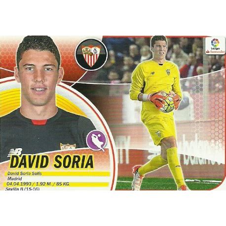 Venta Cromo David Soria Del Sevilla Ediciones Este 2016 17