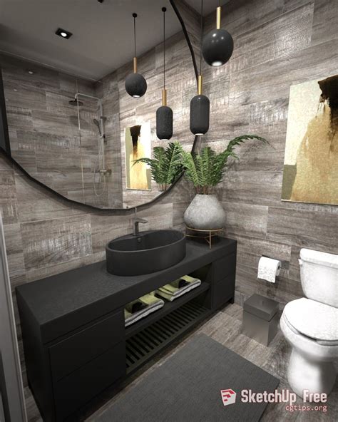 1829 Bathroom Sketchup Model Free Download Sketchup Model Bathroom