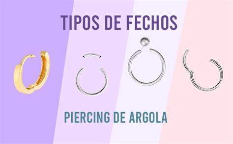 Tipos de Fechos de Piercing de Argola Eu Curto Acessórios