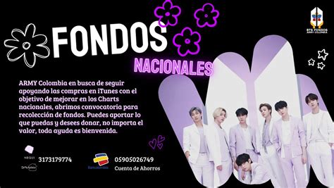 Bts Fondos Army Colombia On Twitter Fondos Nacionales