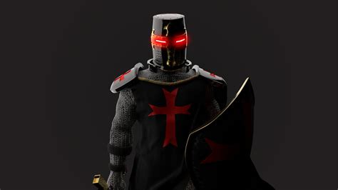 Templar Knight Wallpapers And Backgrounds K Hd Dual Screen