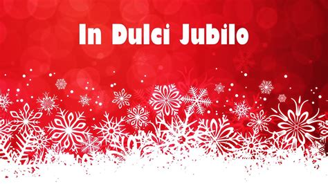 In Dulci Jubilo Piano Instrumental Classic Christmas Songs Youtube