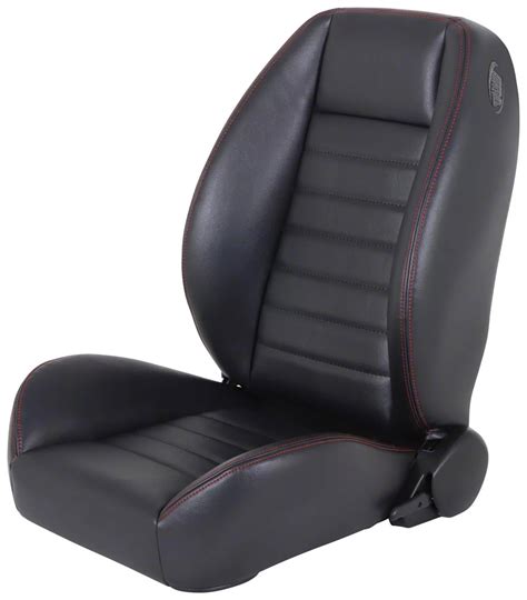 TMI Ecklers Cruiser Collection Low Back Bucket Seats Black Madrid