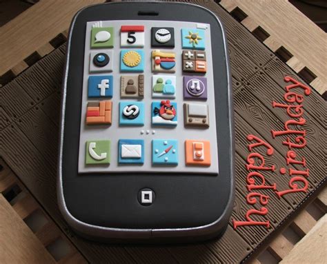 Iphone Birthday Cake - CakeCentral.com