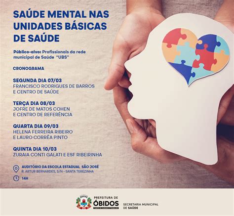 Cuidados Com A Saúde Mental Prefeitura Municipal De Óbidos Gestão