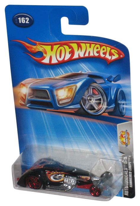 Hot Wheels Autonomicals Hammered Coupe 2004 Black Red Toy Car 162 Walmart