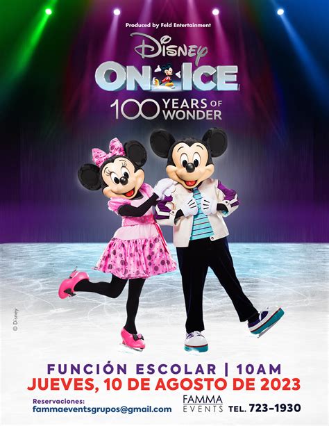 Disney On Ice 100 Years Of Wonder Anuncia Funcion Escolar Walo