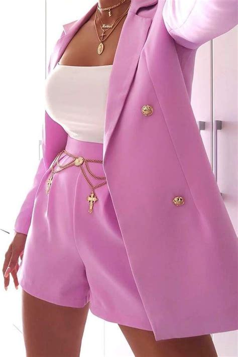 I Saw It First Lilac High Waist Inverted Pleat Shorts Classy Outfits