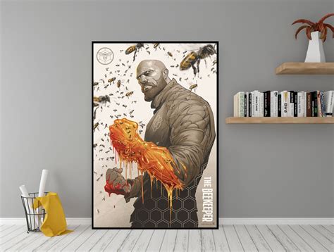 The Beekeeper Poster Jason Statham High Quality Canvas Wall Art Room ...