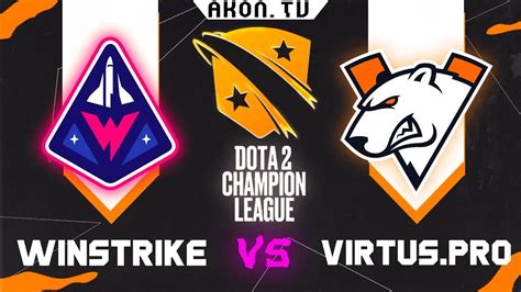 Dota Ru Virtus Pro Vs Winstrike Team Bo D Cl S Playoff