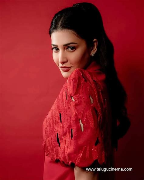 Shruti Haasans Red Hot Photoshoot Telugu Cinema