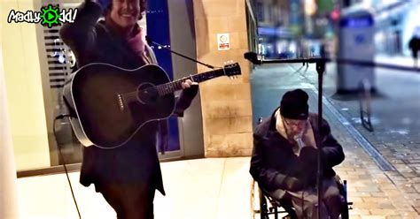 Homeless man approaches street musician and begs 1 simple question…. I ...