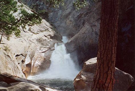 Roaring River Falls - A Gushing Waterfall in Kings Canyon NP