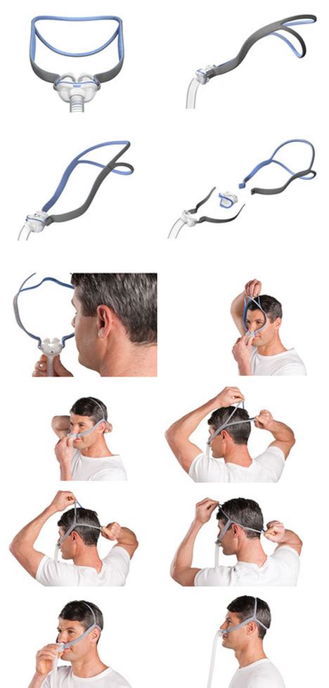 ResMed AirFit P10 Nasal Mask w/ Headgear: nasal masks as well as full ...