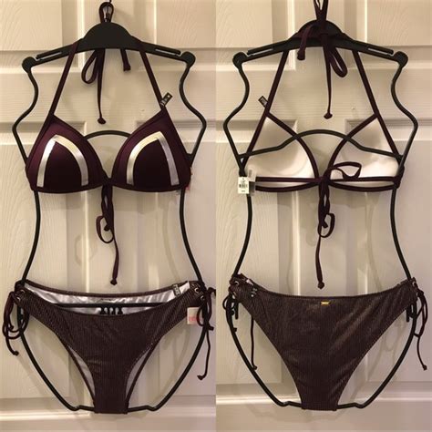 Pink Victoria S Secret Swim Pc Set Victorias Secret Pink Bikini Set Poshmark